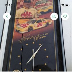 Mac Tools Ernie Irvan Clock NASCAR