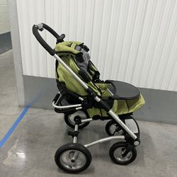 Mutsy 4Rider Single Spoke Stroller, Team Lime