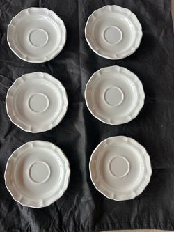 Vintage mikasa french Countryside saucer set of 6