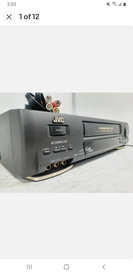 JVC HR-DD740U VCR Video Tape Recorder VHS Player