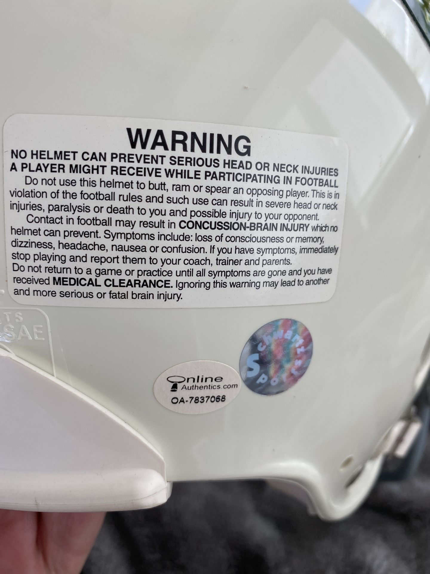 Joe Namath Signed Helmet Other - Collectibles & Art