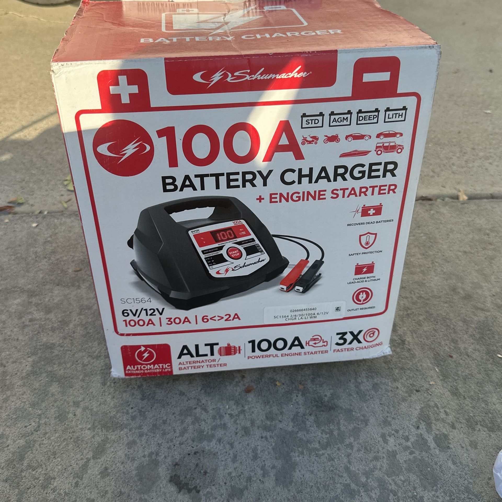 Battery Charger+ Engine Starter