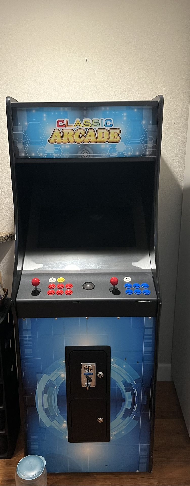 Retro Stand Up Arcade with Trackball | FULL SIZE Cabinet | 2 Players |