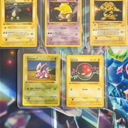 Pokémon Cards first Edition Base Set Shadowless