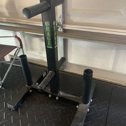 Weight And Barbell Rack