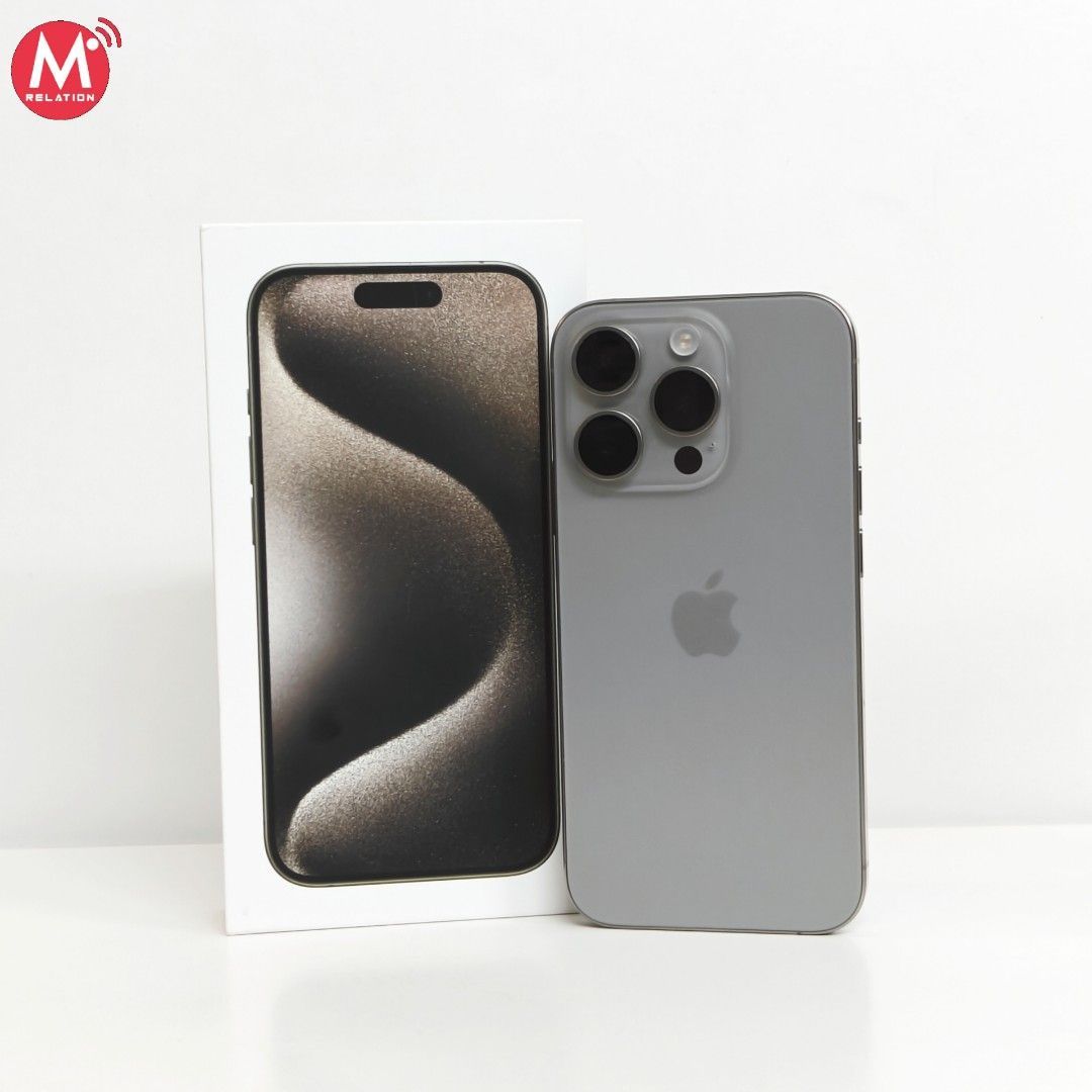 Apple iPhone 15 Pro (Natural Titanium)(Unlocked)
