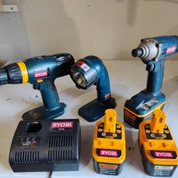 Ryobi 18 Volt Tools