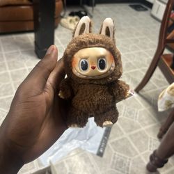 Labubu Macaron Plush Pendant - SECRET CHESTNUT COCOA
