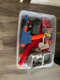 Nerf Blasters Lot with Darts and Accessories
