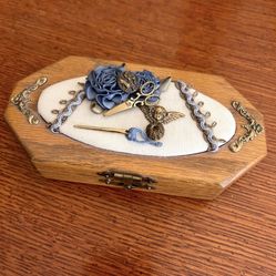 8” Pins And Needles Wood Box