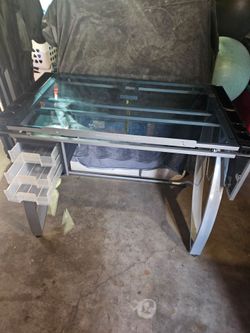Glass Drawing  Table