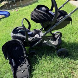 Evenflo Twin Travel system 
