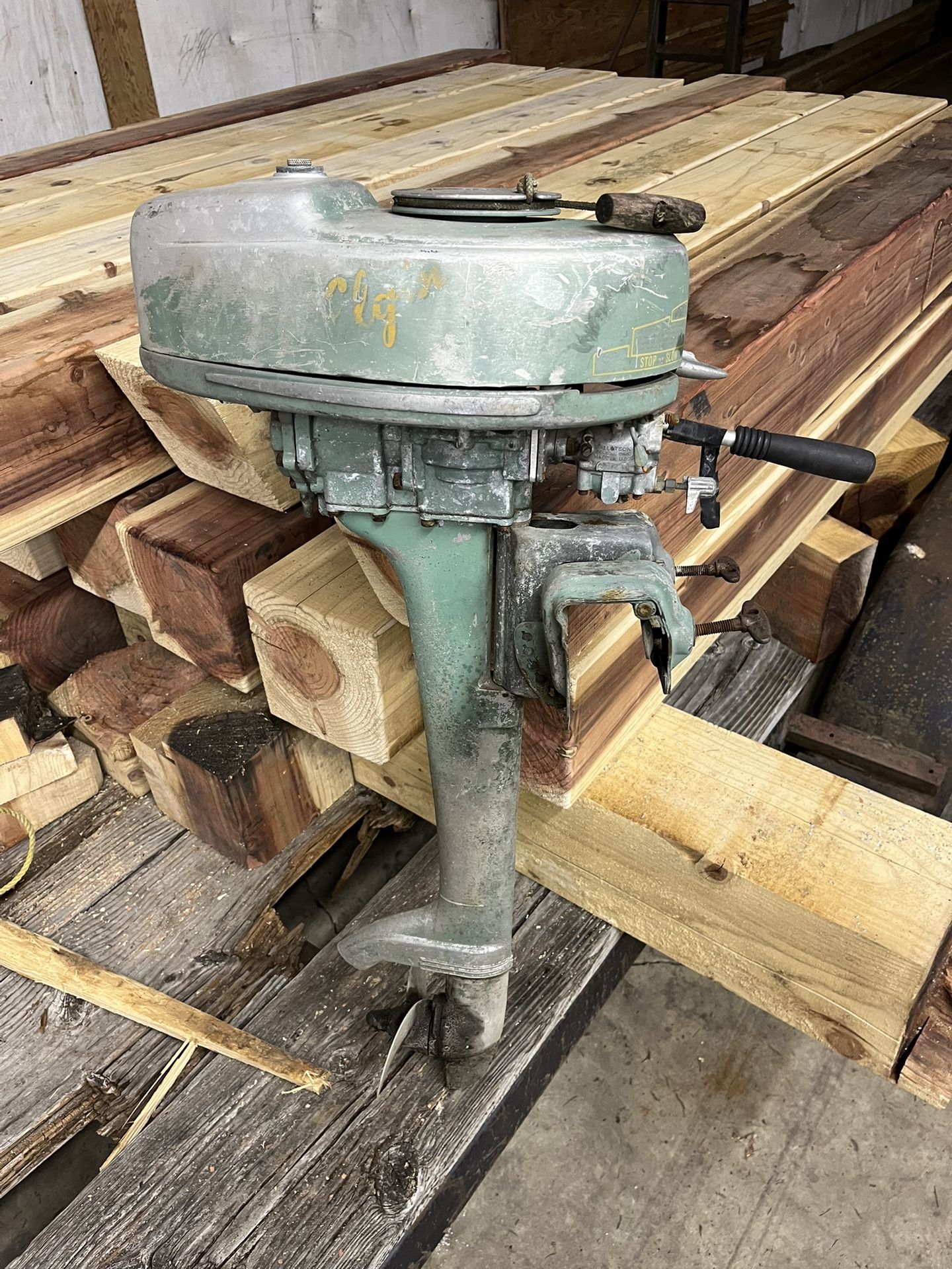 Sears Seaking Elgin Outboard Motor