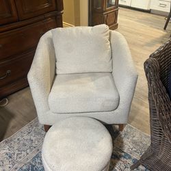 Honbay Chair And Ottoman With Storage