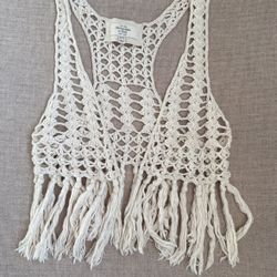 Abercrombie & Fitch XS/ S Crochet Vest