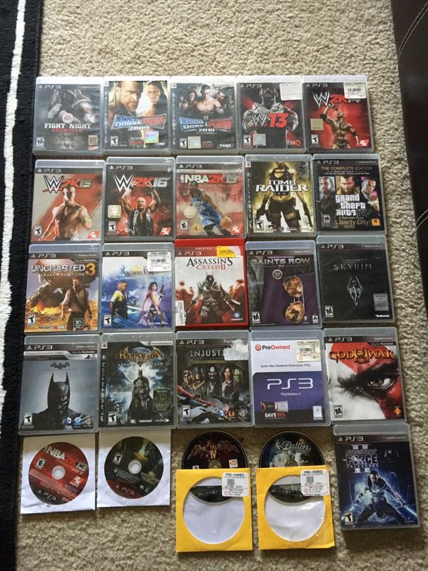 Huge PS3 Video Game Lot!