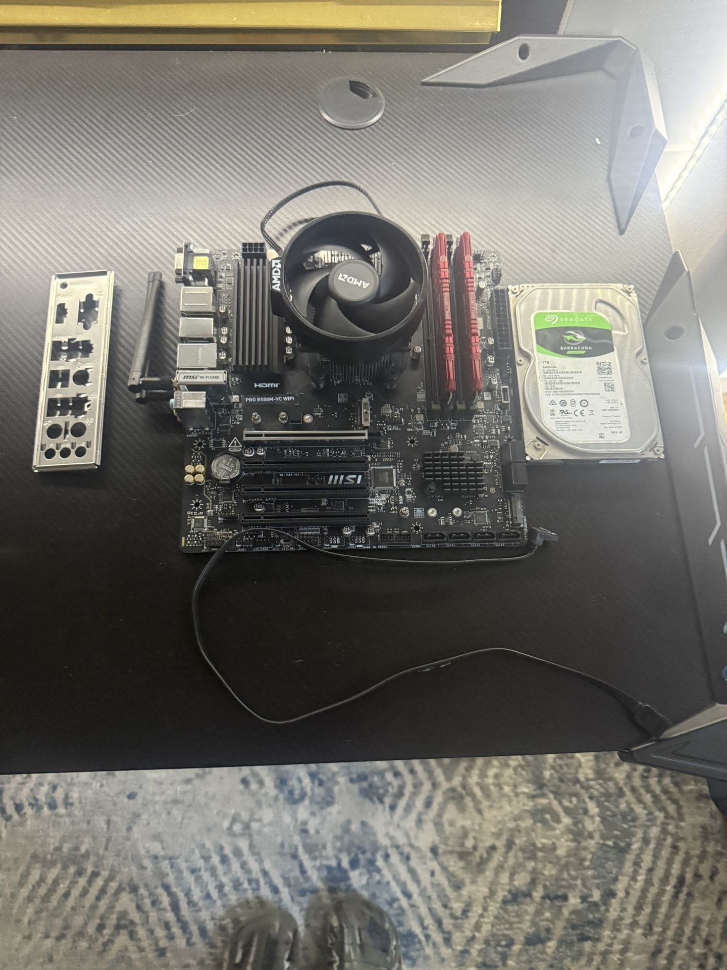 Ryzen 5 3600 + B550 WiFi Motherboard + 16GB RAM + 1TB HDD