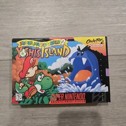Super Mario World 2 Yoshis Island CIB