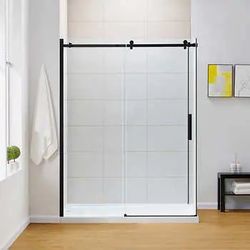 New OVE Decors Kelsey Tempered Glass Shower Door 72” And 48”
