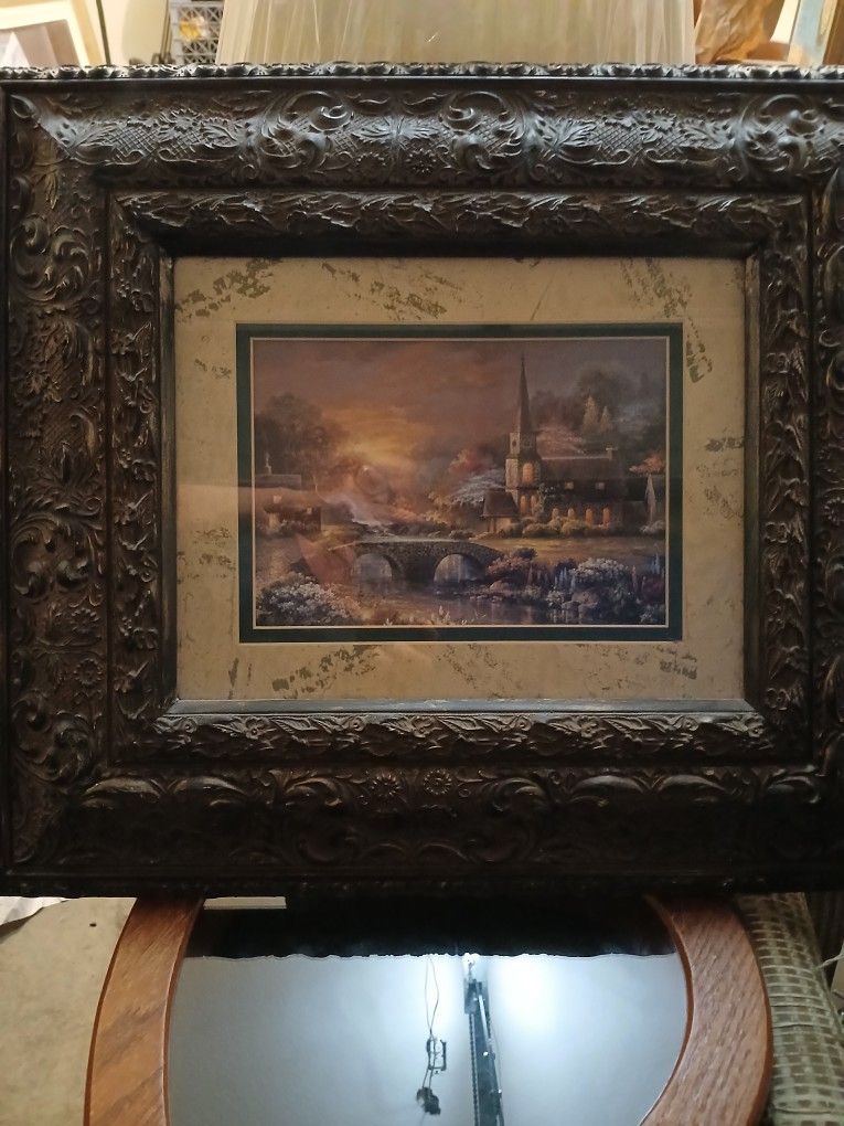 Framed James Lee "Twilight" Signed