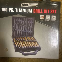 160 Pc Titanium Drill Bit Set ( Tool Shop)