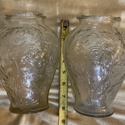 Vintage Blown Glass Vases ( 2 ) 