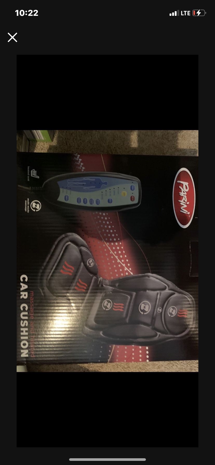 Heated car cushion & massager.
