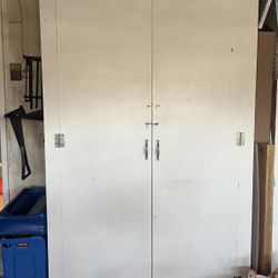 Large Garage Wood Cabinet Free 