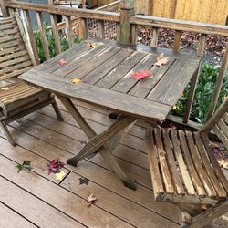 Free Folding Patio Set
