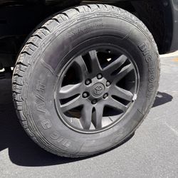 265/70/17 a/t tires and rims