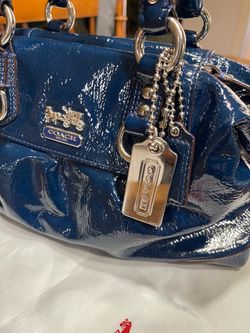 Rare COACH Madison Sabrina Satchel in Patent Leather