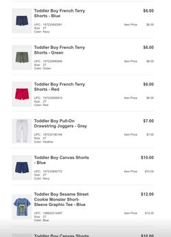 43 pieces  Carter’s  Boys 2T summer clothes
