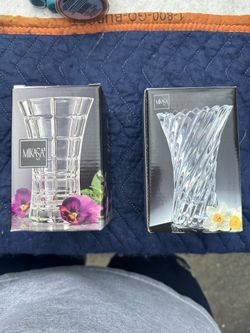 Mikasa Crystal Vases