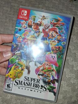 Nintendo switch super smash bros ultimate (still sealed)