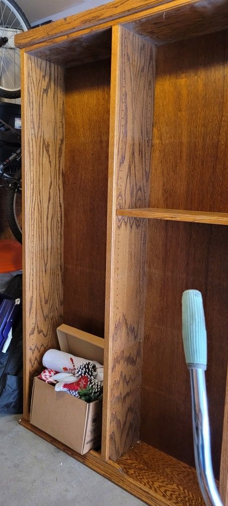 Solid Oak Double Shelf