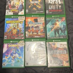 9 Xbox One Games Read Description 