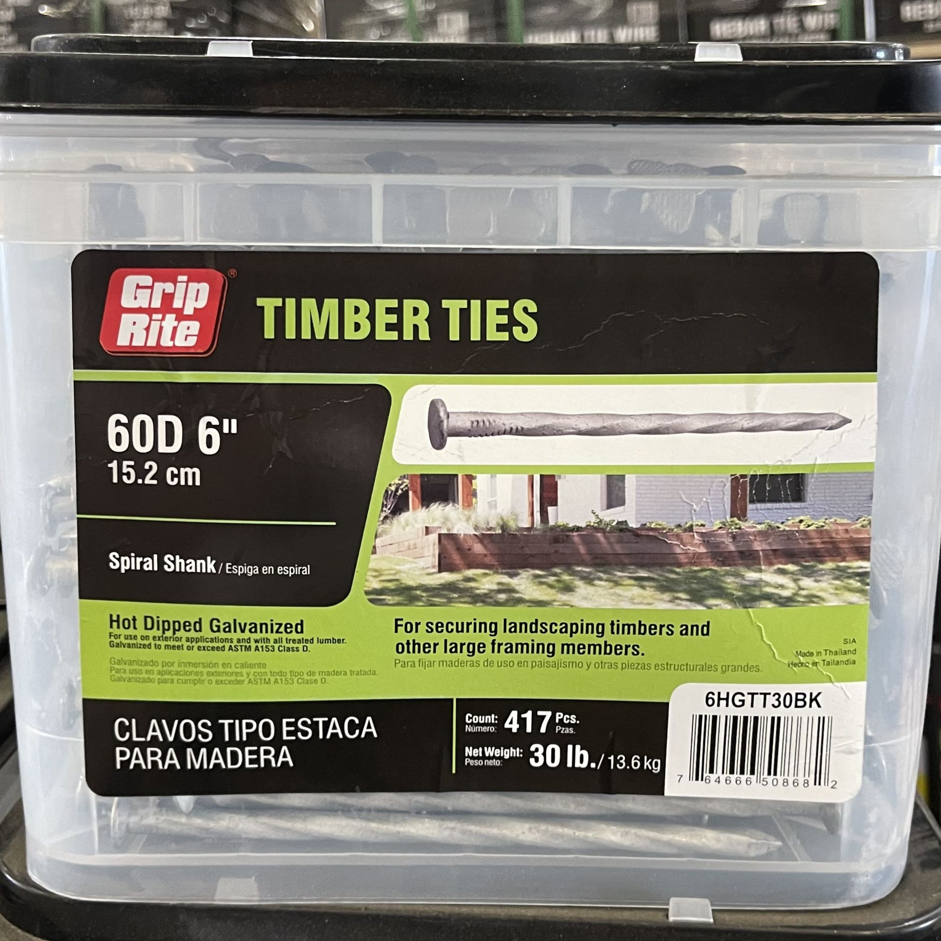 Timber Ties 6” Nails