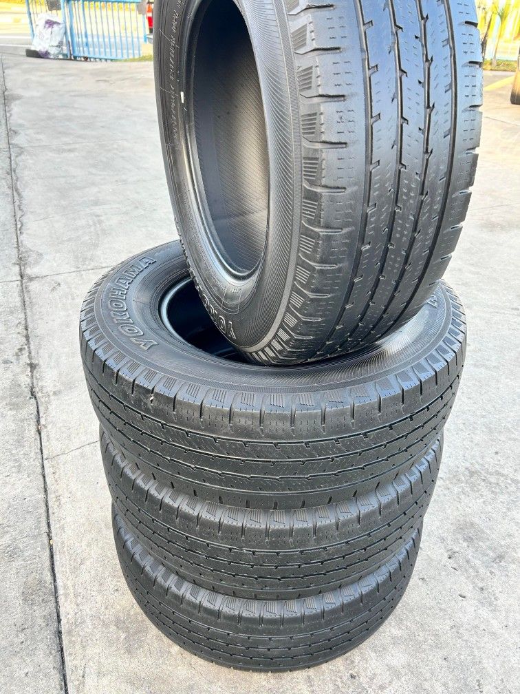 265/70/17LT yokohama Set of Used Tires installed and balanced