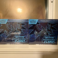 Pokemon Phantasmal Flames Elite Trainer Box x 2 ETB