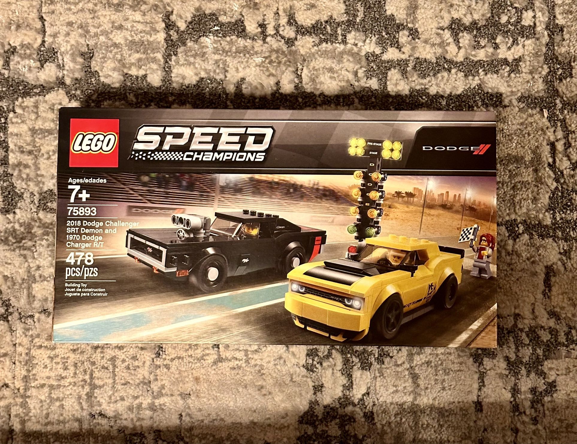 LEGO Speed Champions Dodge Challenger & 1970 Challenger R/T (NIB)