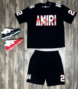 Amiri Sneakers With Shirt And Shorts Brand New With Box And Dust Cover