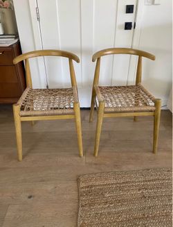 West Elm chairs