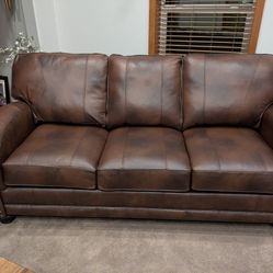 Noble Sofas, Top Grain Leather 