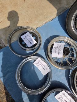 Hardy, Davidson, wheels and rims.