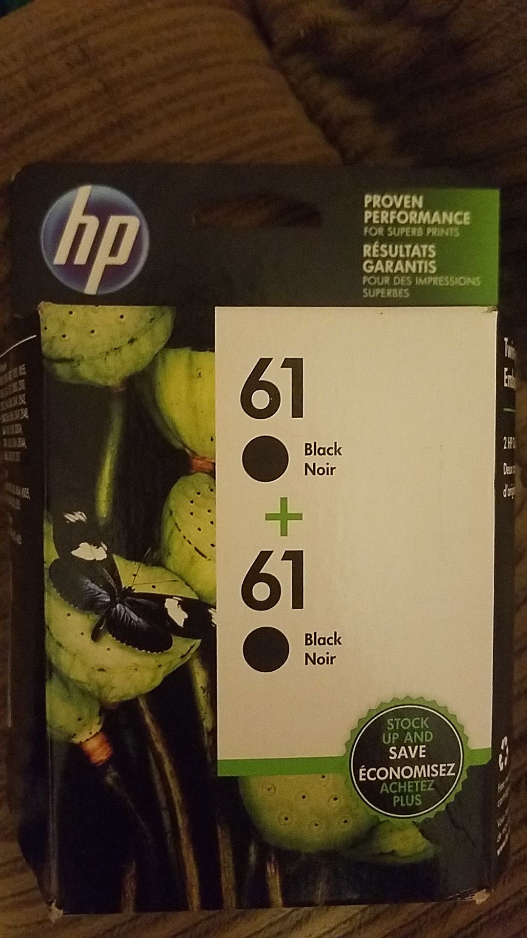 HP 61 Ink Cartridges Twin-pack