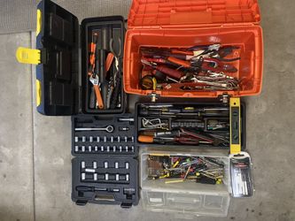 Tool boxes and tools