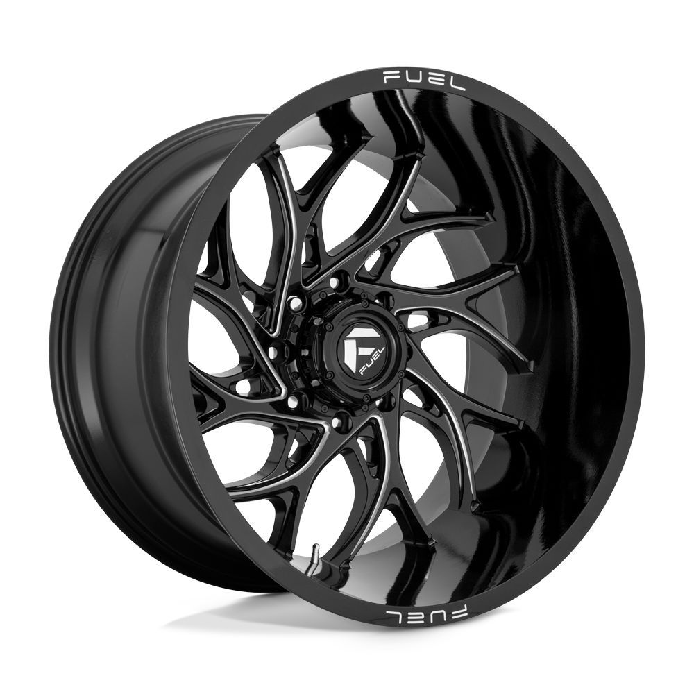 Fuel Runner Dually Gloss Black Milled | Truck Fitment Wheels Rims
