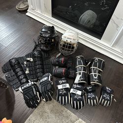 🏒 Youth Street Hockey Gear Bundle – Helmets, Pads, Gloves & More! 🏒