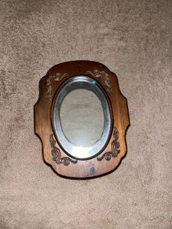 Vintage oak picture frame