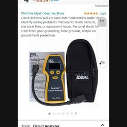 Ideal Sure Test Circuit Analyzer